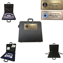 Masonic Apron Case  with Custom name plate